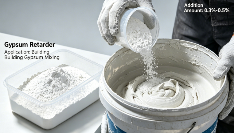 Gypsum Retarder: A Key Additive for Regulating the Properties of Gypsum Materials