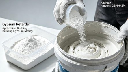 Gypsum Retarder: A Key Additive for Regulating the Properties of Gypsum Materials